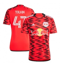 Men New York Red Bulls John Tolkin 2024 25 Home Replica Red Men New York Red Bulls John Tolkin 2024 25 Home Replica Red