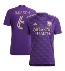 Men Orlando City SC Robin Jansson 2023 24 Home Replica Purple Men Orlando City SC Robin Jansson 2023 24 Home Replica Purple