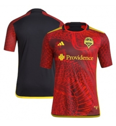 Men Seattle Sounders FC Blank 2023 24 Away Replica Red Men Seattle Sounders FC Blank 2023 24 Away Replica Red