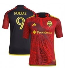 Men Seattle Sounders FC Raul Ruidiaz 2023 24 Away Replica Red Men Seattle Sounders FC Raul Ruidiaz 2023 24 Away Replica Red