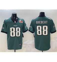 Men Philadelphia Eagles 88 Dallas Goedert Green 2025 Super Bowl LIX Patch New Vapor Untouchable Limited Stitched Football Jersey Men Philadelphia Eagles 88 Dallas Goedert Green 2025 Super Bowl LIX Patch New Vapor Untouchable Limited Stitched Football Jersey