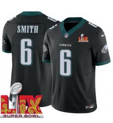 Youth Philadelphia Eagles DeVonta Smith #6 Black 2024 2025 Super Bowl LIX F U S E Stitched NFL Jersey Youth Philadelphia Eagles DeVonta Smith #6 Black 2024 2025 Super Bowl LIX F U S E Stitched NFL Jersey