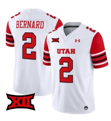 Men Women Youth Utah Utes 2 Micah Bernard White 2024 Vapor Limited Jersey All Stitched Men Women Youth Utah Utes 2 Micah Bernard White 2024 Vapor Limited Jersey All Stitched