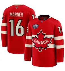Men Canada 16 Mitchell Marner Red 2025 4 Nations Face Off Premium Stitched Jersey Men Canada 16 Mitchell Marner Red 2025 4 Nations Face Off Premium Stitched Jersey