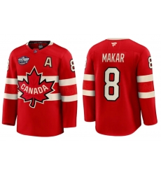 Men Canada Cale Makar #8 Red 2025 4 Nations Face Off Premium Stitched Jersey Men Canada Cale Makar #8 Red 2025 4 Nations Face Off Premium Stitched Jersey