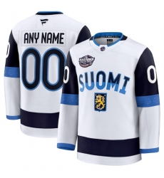 Men Finland Active Player Custom White 2025 4 Nations Face Off Premium Stitched Jersey Men Finland Active Player Custom White 2025 4 Nations Face Off Premium Stitched Jersey