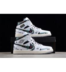 AIR JORDAN 1 MID WHITE STEALTH NEUTRAL GREY