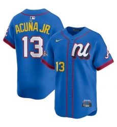mens nike ronald Acuna jr blue national league 2025 all star edition limited player jersey mens nike ronald Acuna jr blue national league 2025 all star edition limited player jersey