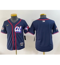 Youth American League Toronto Blue Jays Blank Navy 2025 All Star Edition Limited Stitched Baseball Jersey