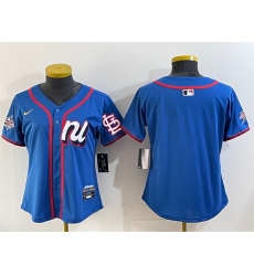 Women National League St  Louis Cardinals Blank Blue 2025 All Star Edition Limited Stitched Baseball Jersey 