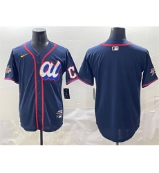 Men American League Cleveland Guardians Blank Navy 2025 All Star Edition Limited Stitched Baseball Jersey Men American League Cleveland Guardians Blank Navy 2025 All Star Edition Limited Stitched Baseball Jersey