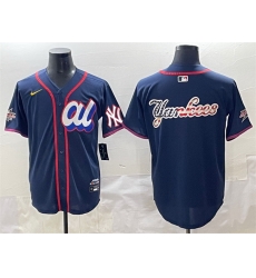 Men American League New York Yankees Team Big Logo Navy 2025 All Star Edition Limited Stitched Baseball Jersey 002 Men American League New York Yankees Team Big Logo Navy 2025 All Star Edition Limited Stitched Baseball Jersey 002