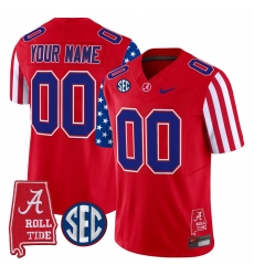 Men Women Youth Alabama Crimson Tide American Style Vapor Limited Custom Jersey All Stitched Red