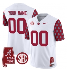 Men Women Youth Alabama Crimson Tide Vapor Limited Custom Jersey Alabama State Style All Stitched Crimson Sleeves