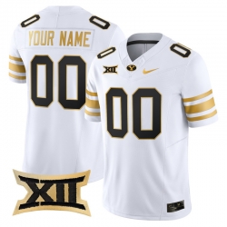 Men Women Youth BYU Cougars 2024 Gold Vapor Limited Custom Jersey All Stitched White Gold