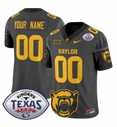 Men Women Youth Baylor Bears 2024 Texas Bowl Vapor Limited Custom Jersey All Stitched Black