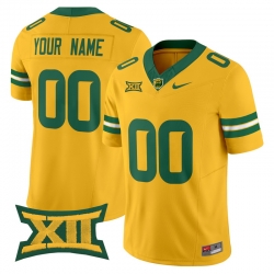 Men Women Youth Baylor Bears 2024 Vapor Limited Custom Jersey All Stitched Gold