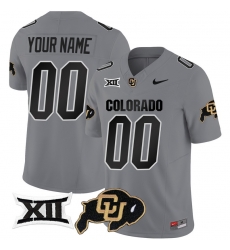 Men Women Youth Colorado Buffaloes Vapor Limited Custom Jersey V2 Big 12 XII Patch All stitched Gray Men Women Youth Colorado Buffaloes Vapor Limited Custom Jersey V2 Big 12 XII Patch All stitched Gray
