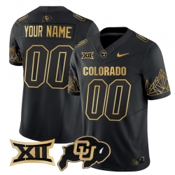 Men Women Youth Colorado Buffaloes Vapor Limited Custom Jersey V4 Big 12 XII Patch All stitched Black