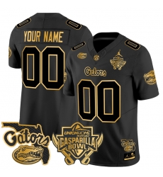 Men Women Youth Florida Gators 2024 Gasparilla Bowl Patch Gold Vapor Limited Custom Jersey All stitched Black Gold Men Women Youth Florida Gators 2024 Gasparilla Bowl Patch Gold Vapor Limited Custom Jersey All stitched Black Gold