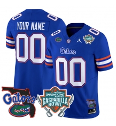 Men Women Youth Florida Gators 2024 Gasparilla Bowl Patch Vapor Limited Custom Jersey All Stitched Royal Men Women Youth Florida Gators 2024 Gasparilla Bowl Patch Vapor Limited Custom Jersey All Stitched Royal