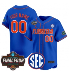 Men Women Youth Florida Gators 2025 Final Four Patch Vapor Baseball Custom Jersey All Stitched Royal Men Women Youth Florida Gators 2025 Final Four Patch Vapor Baseball Custom Jersey All Stitched Royal