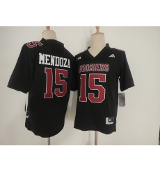 Men Indiana Hoosiers 15 Fernando Mendoza Black Stitched Basketball Jersey Men Indiana Hoosiers 15 Fernando Mendoza Black Stitched Basketball Jersey