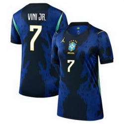 Women 7 Brazil National Team Vini Jr 2026 Home Jersey 4