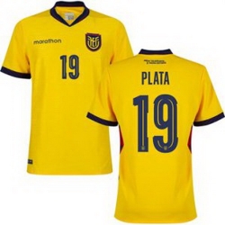 Women 19 Ecuador Gonzalo Plata Away Replica Jersey   1