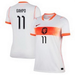 Women 11 Netherlands National Cody Gakpo 2026 Away Stadium  4