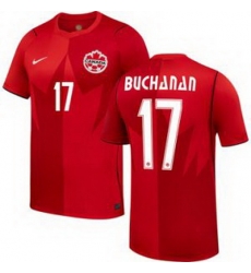 Women 17 Canada Tajon Buchanan Replica Away 1 Women 17 Canada Tajon Buchanan Replica Away 1