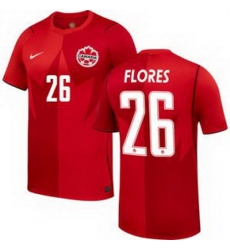 Women 26 Canada Marcelo Flores Replica Away 1 Women 26 Canada Marcelo Flores Replica Away 1