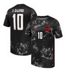 Women Canada Jonathan David 2026 Replica Away Black 1 Women Canada Jonathan David 2026 Replica Away Black 1