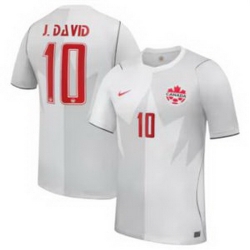 Women Canada Jonathan David 2026 Replica Away Black 3