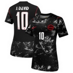 Women Women Canada Jonathan David 2026 Replica Away Black 5