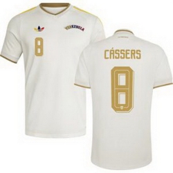 Youth 8 Venezuela Cristian Casseres Jr. Away Replica Jersey   2