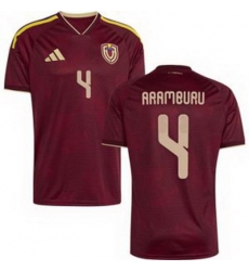 Men 4 Venezuela Jon Aramburu Away Replica Jersey   1