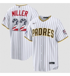 Men San Diego Padres 22 Mason Miller White 2026 All Star Edition Stars Stripes Stadium Pick A Player Stitched Baseball Jersey Men San Diego Padres 22 Mason Miller White 2026 All Star Edition Stars Stripes Stadium Pick A Player Stitched Baseball Jersey