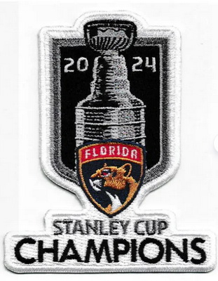 Women 2024 NHL Panther Stanley  Cup Champions Patch Biaog